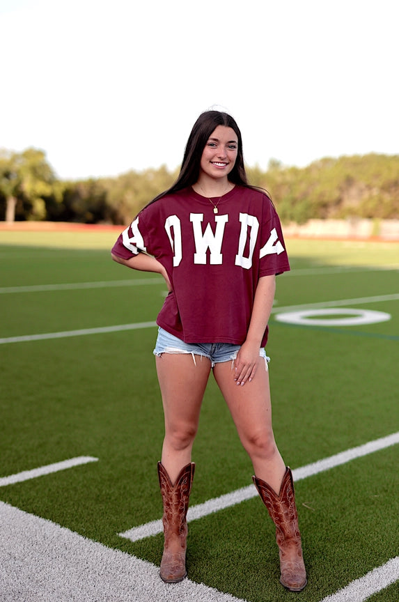 Howdy Home Team Mineral Wash Tee