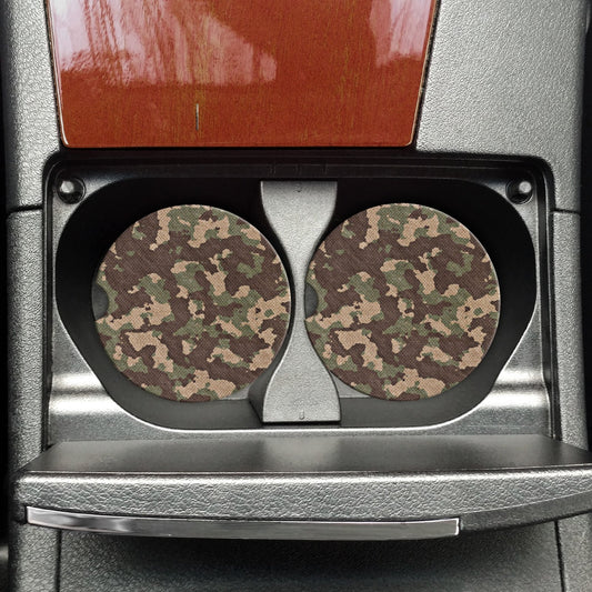 Camouflage Car Coasters