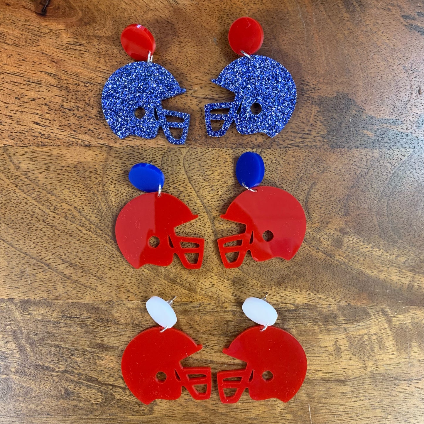 Football Helmet Team Spirit Earrings