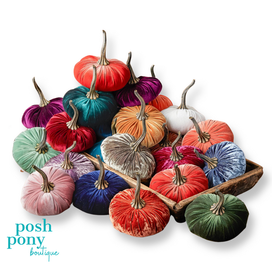 Velvet Pumpkins