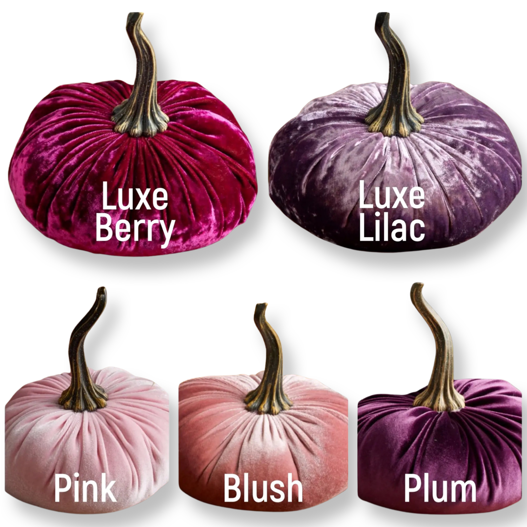 Velvet Pumpkins