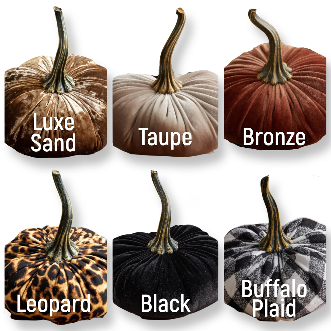 Velvet Pumpkins