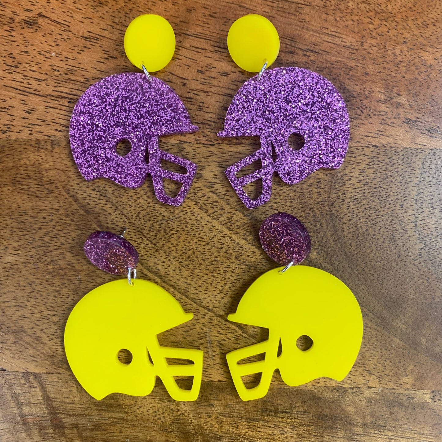 Football Helmet Team Spirit Earrings