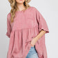 Mineral Wash Oversized Top