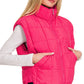 Puffer Vest- Pink