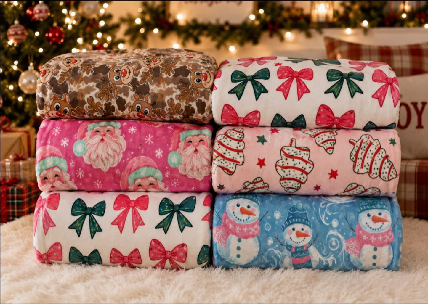 *PRE-ORDER* Christmas Blanket (Order Closes 8/4)