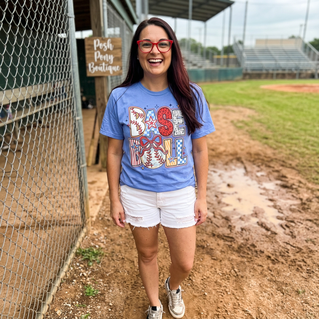 Whimsy Baseball Tee