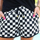 Black/White Checked Out Everyday Shorts