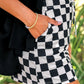 Black and White Checkered Skort
