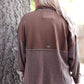 Ready or Not Waffle Quarter Zip- Espresso