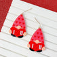 'i Heart You' Gnome Dangle Earrings