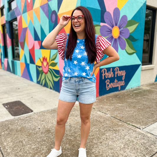Star Spangled Sweetheart Top