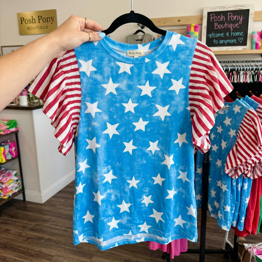 Star Spangled Sweetheart Top