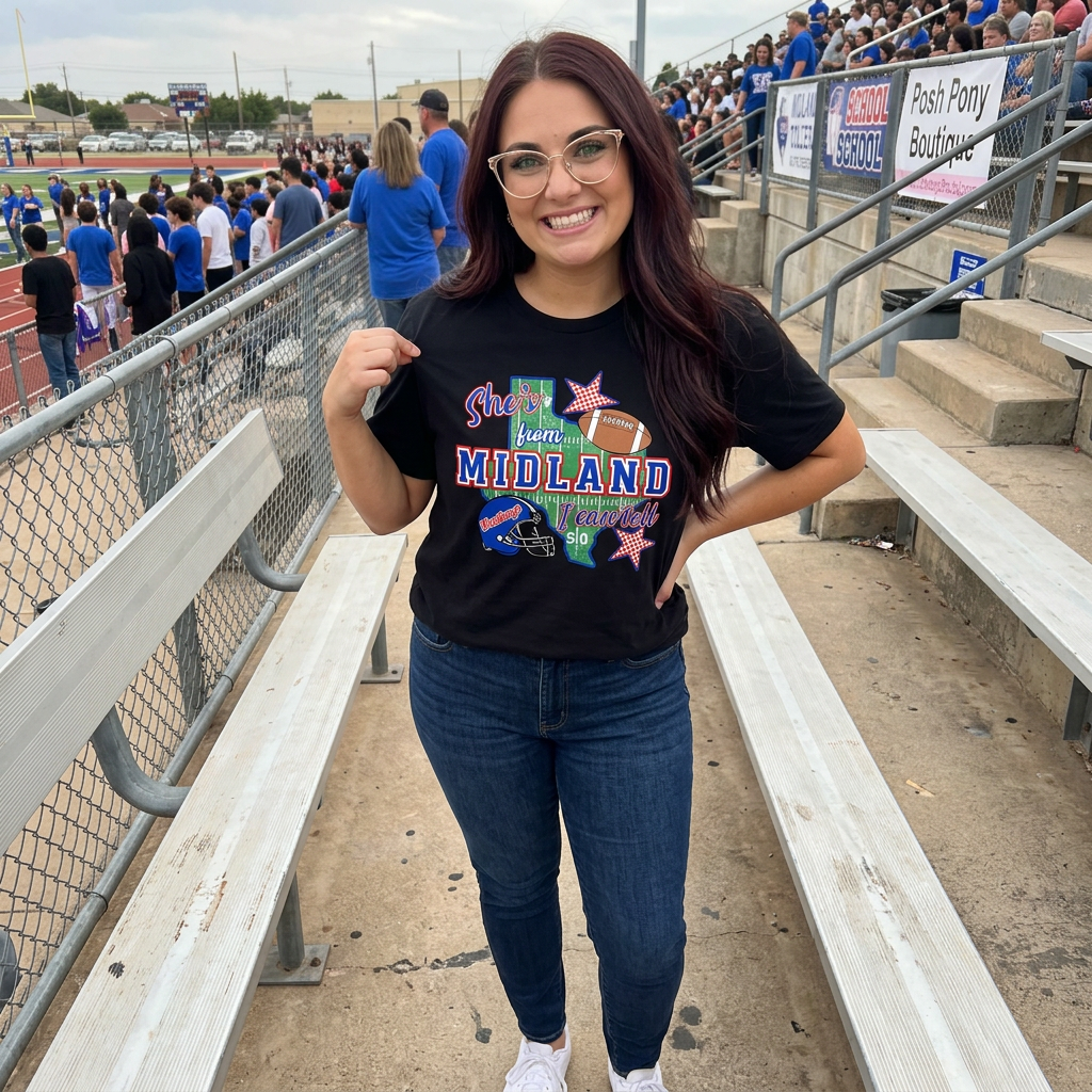 She's from Midland I can Tell- Mustangs