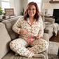 Wrapped In Lights Ruffle Pajama Set