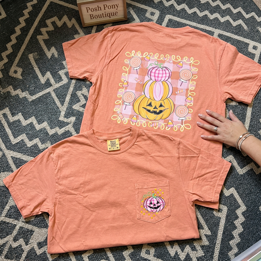 Sweet on Spooky Season Pocket Tee