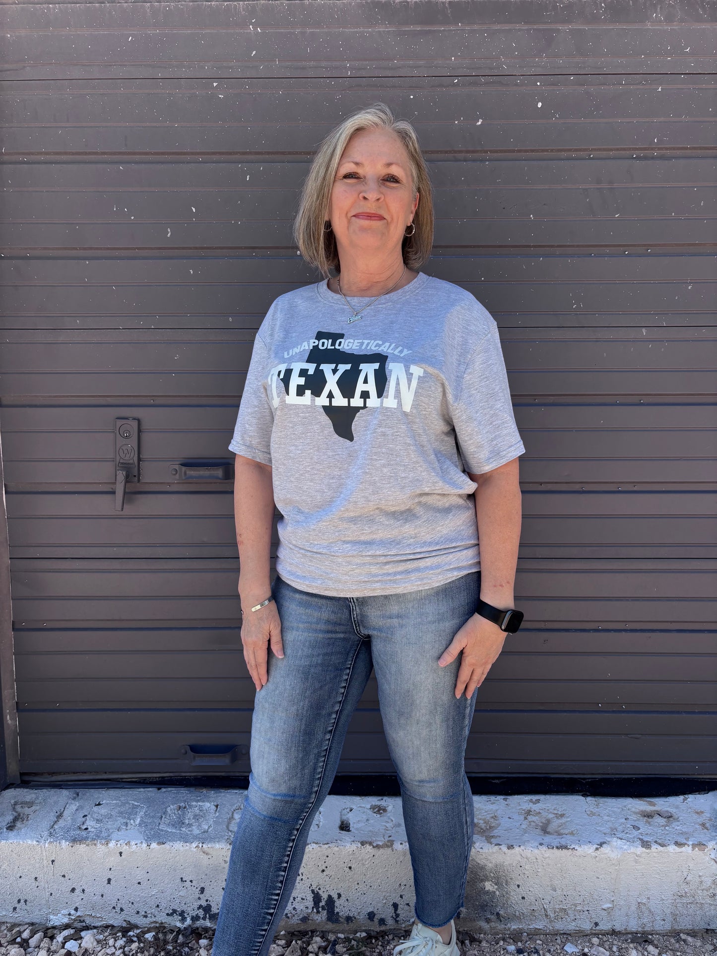 Unapologetically Texan - Light Grey Heather
