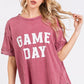Game Day Raspberry Oversized Top