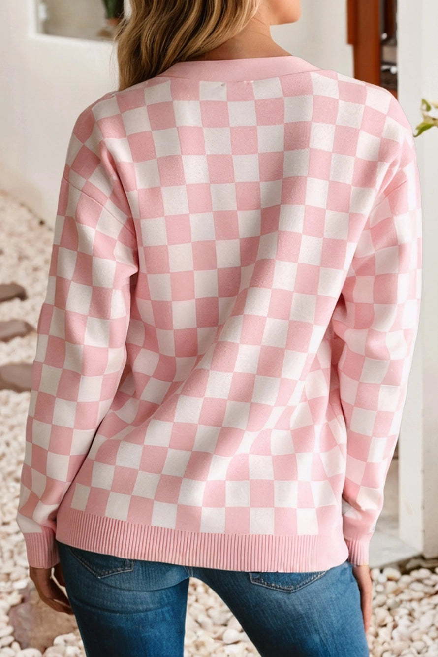 Checkered Christmas Tree Sweater