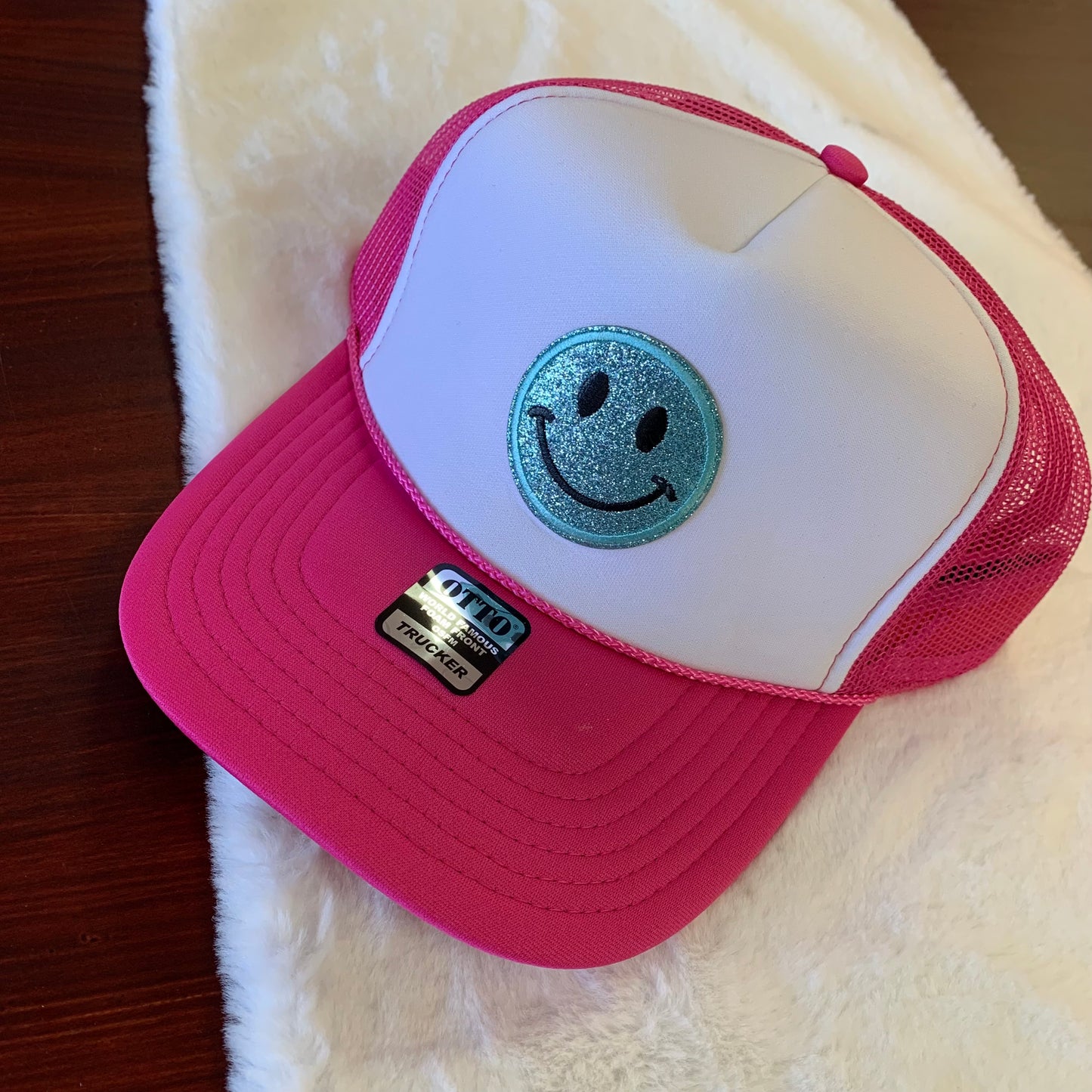 Happy Summer Embroidered Foam Trucker Hat