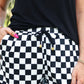 Black/White Checked Out Everyday Shorts