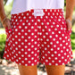 Easy Win Polka Dot Boxer Shorts- Red