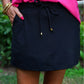 After Dark Black Skort