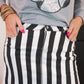 Nova Striped Denim Skirt