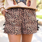 Bow Trim Boxer Shorts- Safari Chic
