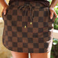 Checkered Chocolate Skort