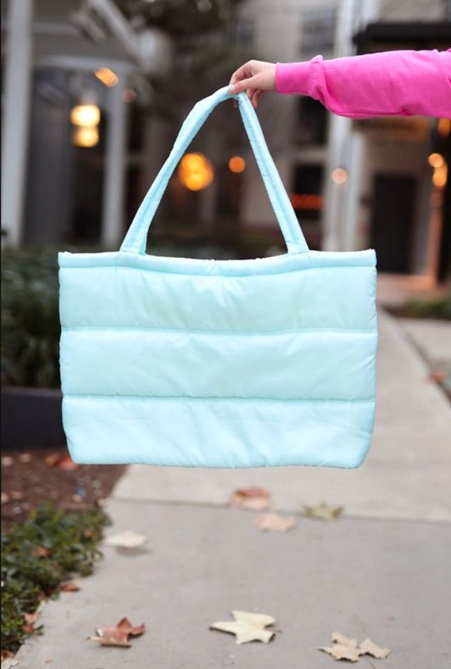 Carry All Puffer Tote- Good Times