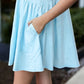 On the Daily Swing Dress - (Sky Blue)