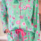 Decked In Ornaments Ruffle Pajama Set