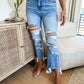 Urban Distressed Lt Wash Jeans