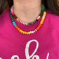 Set of Colorful Stone Necklaces
