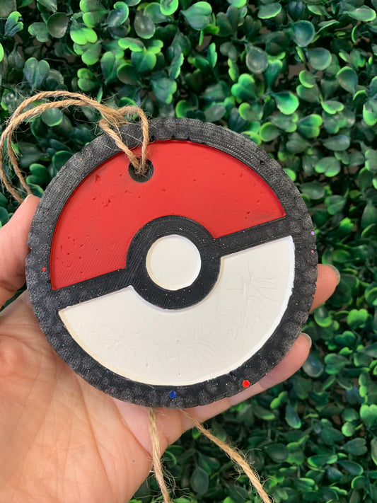 Poke Ball Car Freshie