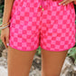 Pink Checked Out Everyday Shorts