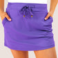 Solid Purple Skort