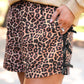 Bow Trim Boxer Shorts- Safari Chic