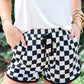 Black/White Checked Out Everyday Shorts