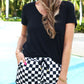 Black/White Checked Out Everyday Shorts