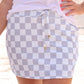 Grey Area Checkered Skort