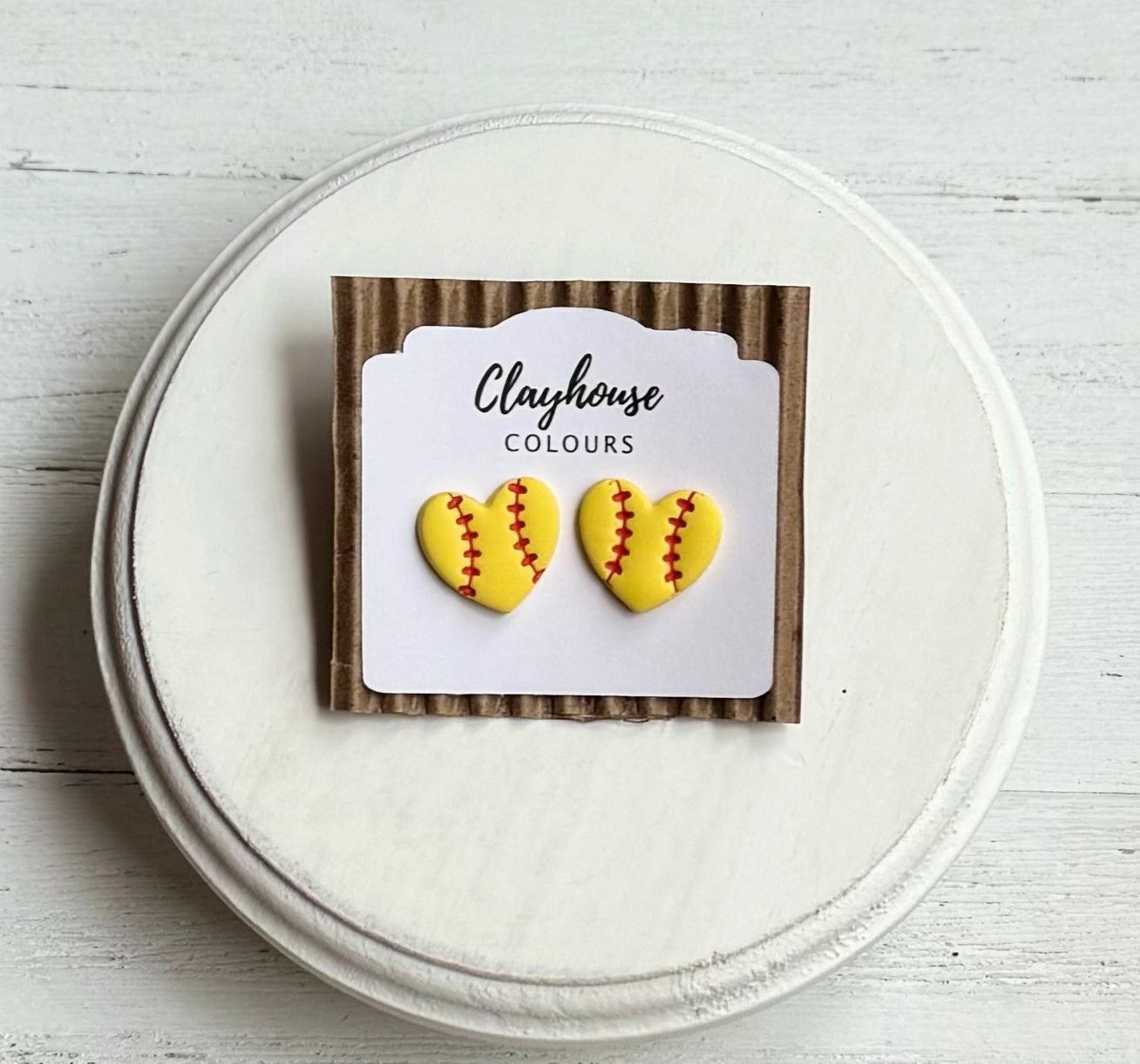 Softball Earrings