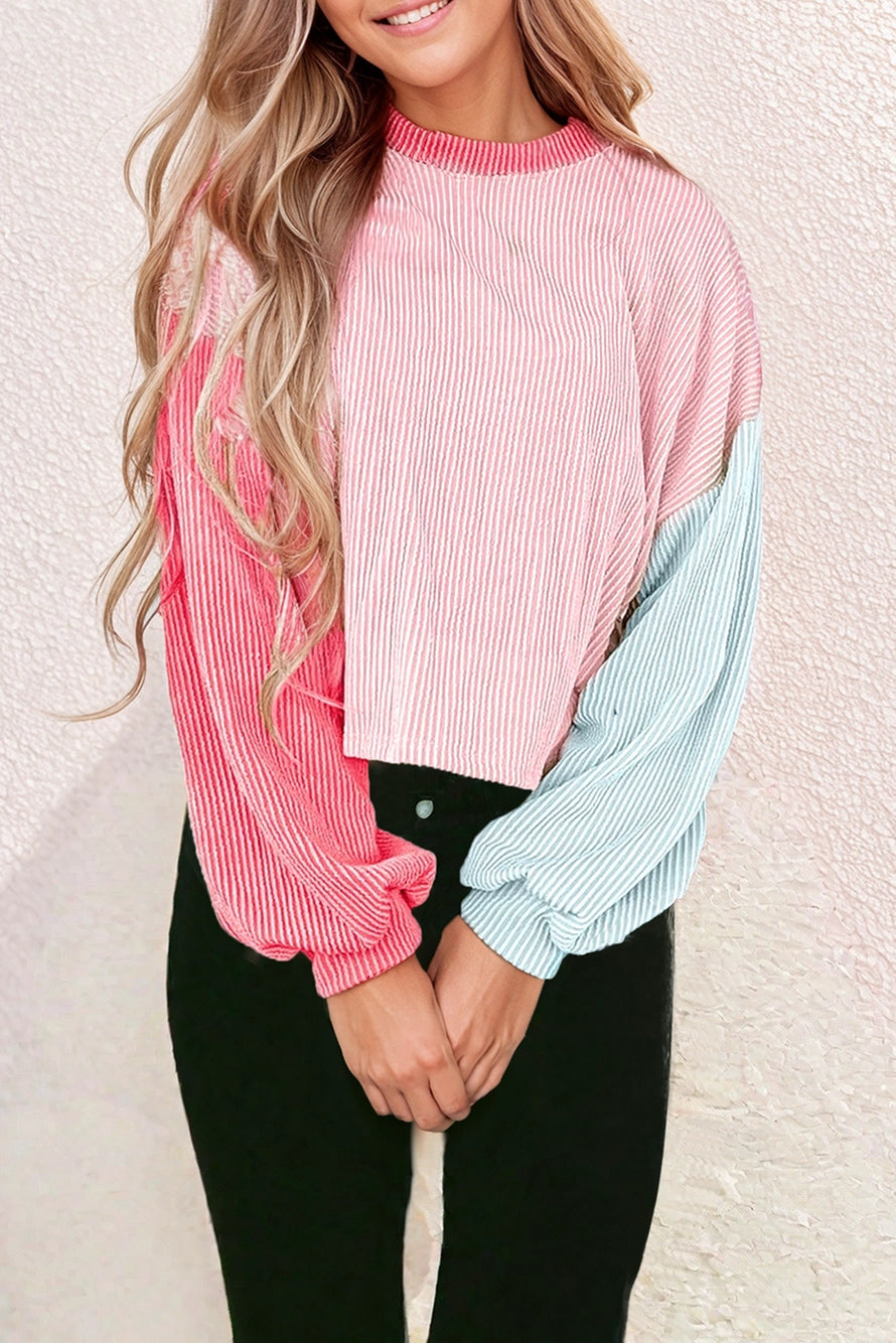 Candy Land Bubble Sleeve Top