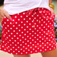 Red Polka Dot Skort