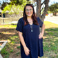 Everyday Shift Dress - Navy