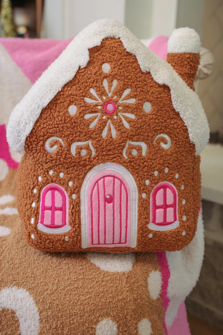 *PRE ORDER* Gingerbread House Pillow