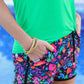 Fiesta Time (Black) Everyday Shorts