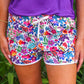 Fiesta Time Floral Everyday Shorts