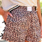Bow Trim Boxer Shorts- Safari Chic